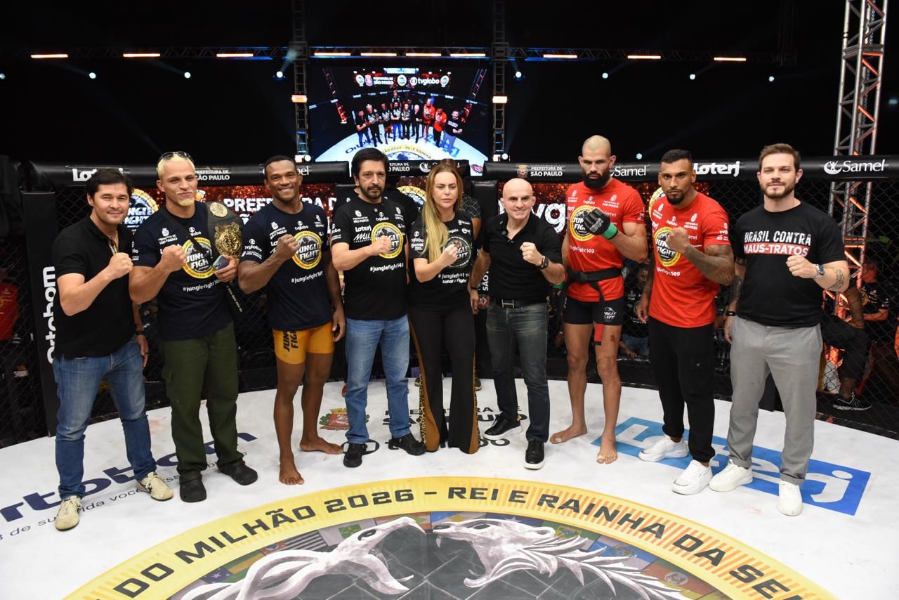 Quatro lutadores seguem vivos em busca do maior prêmio do MMA na América Latina (Foto: Carlos Ventura / Jungle Fight)