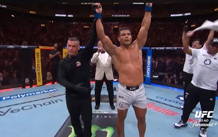 Após vitória sobre invicto, Paulo Borrachinha ganha respaldo de Dana White e pode entrar na corrida pelo título dos meio-pesados (Foto: Reprodução/UFC)