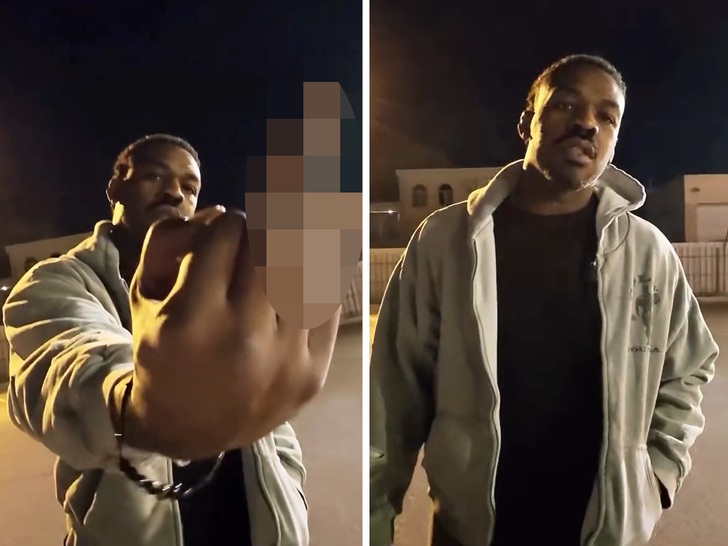 Por meio das redes sociais, Jon Jones trouxe sua versão da discussão de trânsito que se envolveu no último final de semana (Foto: Reprodução)