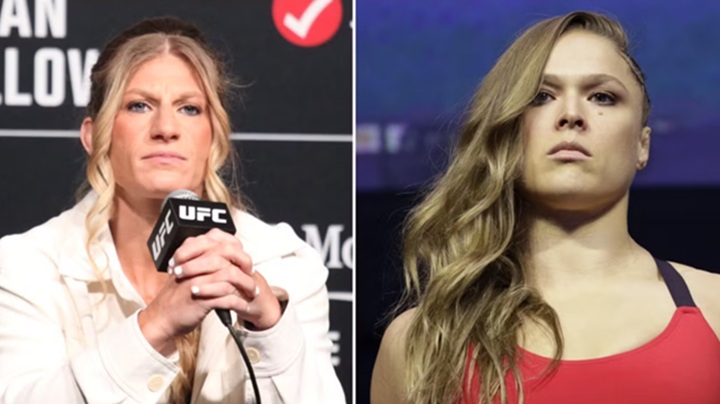 Campeã peso-galo do UFC, Kayla Harrison dispara contra Ronda Rousey e chama luta promovida pela Netflix de “irrelevante” (Foto: Reprodução)