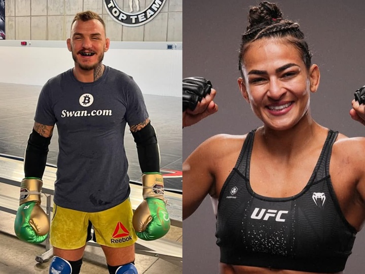 Renato Moicano e Bia Mesquita foram os destaques na mais recente atualização do ranking do UFC (Foto: Reprodução)