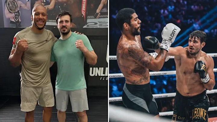Artem Vakhitov foi o último a derrotar Poatan no Kickboxing e vem treinando com Ciryl Gane na preparação do francês para o UFC Casa Branca (Foto: Reprodução)