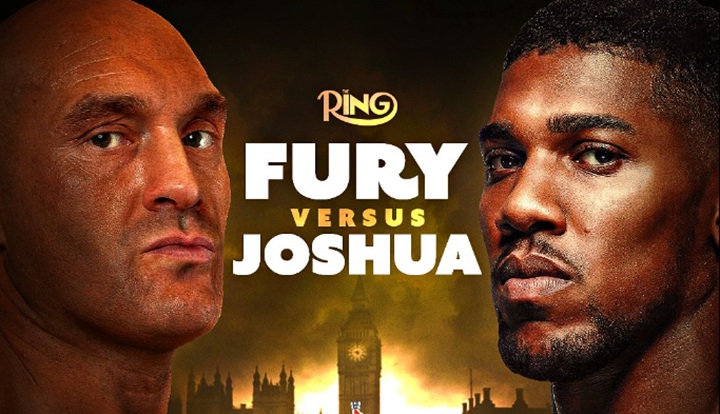 Confronto entre Tyson Fury e Anthony Joshua reúne dois grandes nomes do Boxe britânico (Foto: Reprodução)