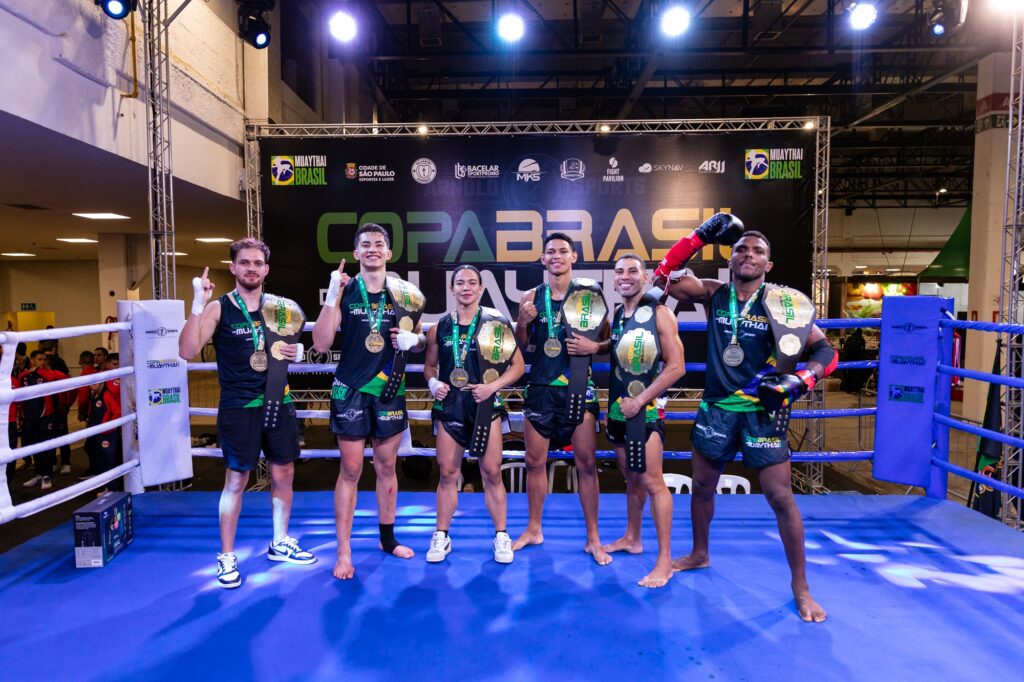 Duelos valendo cinturão elevaram o nível da Copa Brasil de Muaythai (Foto: Divulgação)