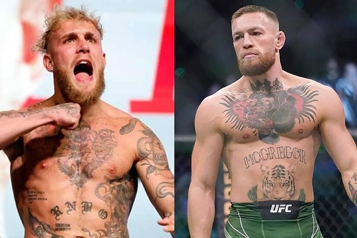 Jake Paul não perdeu a chance de ironizar o anúncio de Conor McGregor ao UFC em duelo contra Max Holloway (Foto: Reprodução)