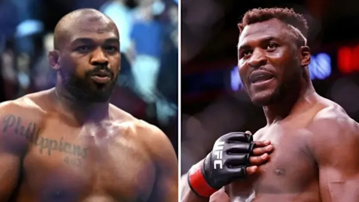 Jon Jones deseja enfrentar Francis Ngannou, mas contrato exclusivo com o UFC impede a realização da superluta neste momento (Foto: Reprodução)