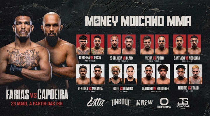 Idealizado por Renato Moicano, o Money Moicano MMA terá sua primeira edição realizada no dia 23 de maio, em São Paulo (Foto: Divulgação)