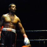 Nelbe Jacundino manteve cinturão do CNB na luta principal do Outboxing Fight Night 3 (Foto: Fernando Tucori)