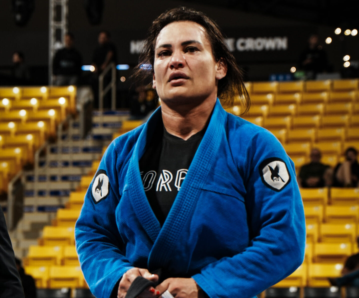 Simone de Abreu chegou ao pódio na categoria super-pesado do Mundial de Jiu-Jitsu (Foto: Dai Bueno)