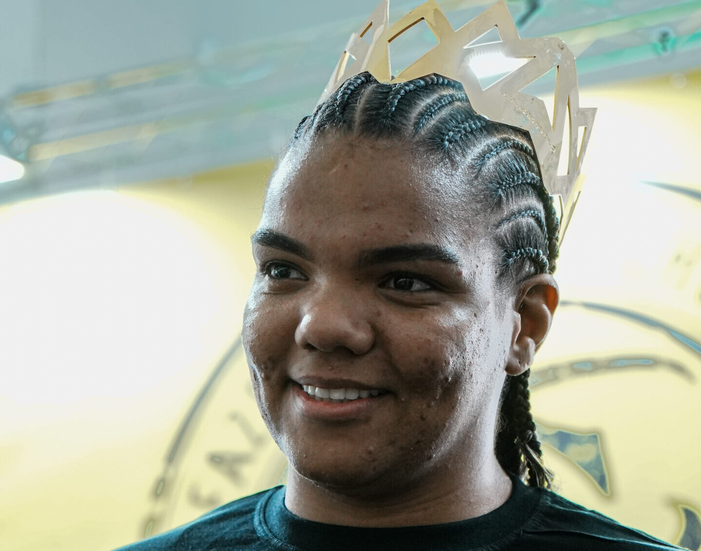 Gabi Pessanha fez uma importante ação com as crianças no Brasileiro Kids da CBJJ (Foto: Dai Bueno)