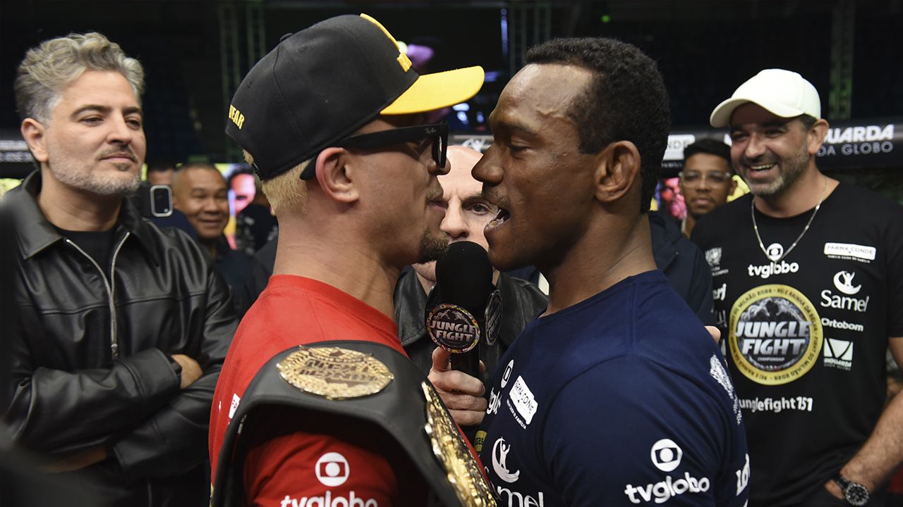 Fabrício Bakai e Ernane Pimenta vão luta pelo prêmio de 500 mil reais (Foto: Jungle Fight)