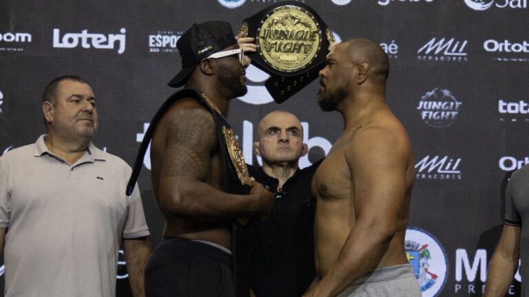 Cinturão dos pesados entra em jogo na luta principal do Jungle Fight 152 (Foto: Divulgação)
