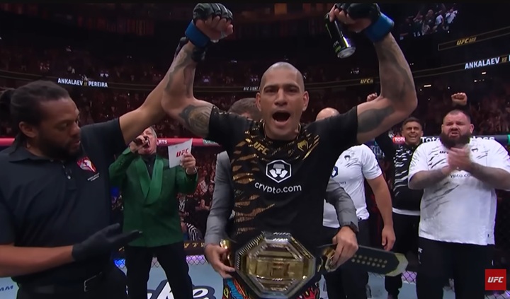 Poatan reconhece qualidades do francês, mas acredita que sua leitura de combate e repertório técnico podem ser decisivos na disputa pelo cinturão interino dos pesados (Foto: Reprodução/UFC)