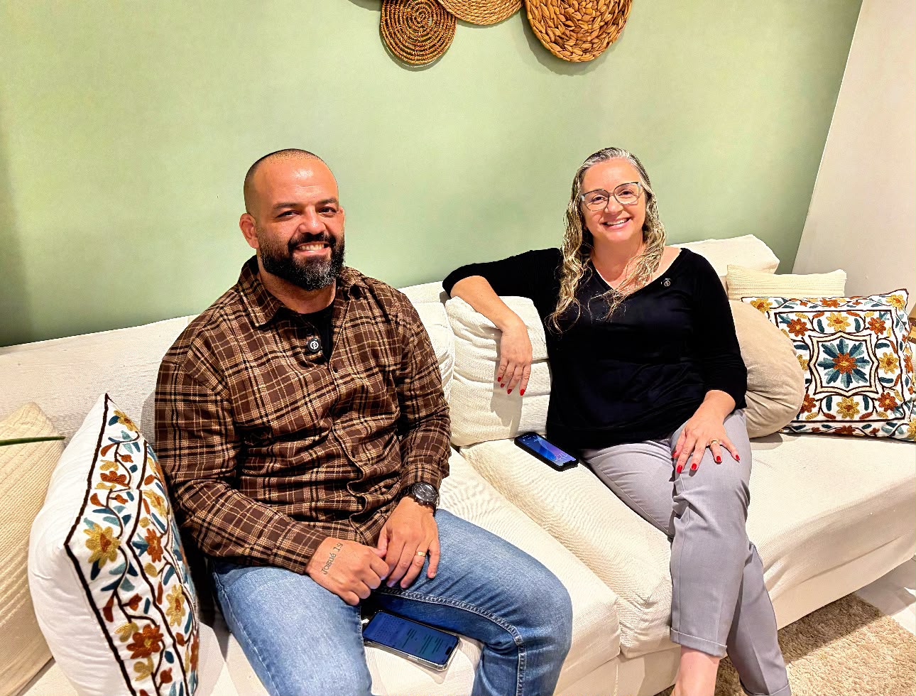 Professor Fabrício Xavier e Lilian Miras em parceria pelo esporte como ferramenta de inclusão (Foto: Divulgação)