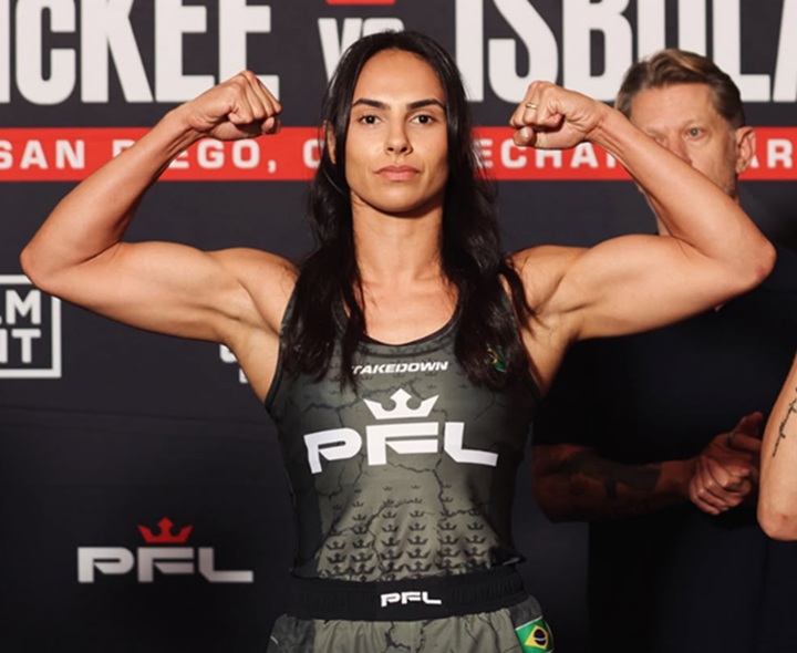 Ariane Lipski se despede das artes marciais mistas aos 32 anos após mais de uma década de trajetória (Foto: Reprodução/PFL)