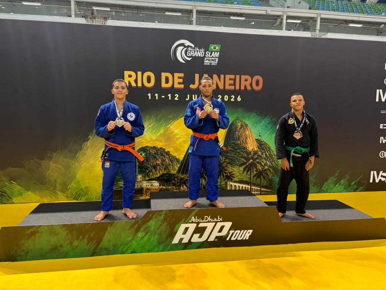 Abu Dhabi Grand Slam de Jiu-Jitsu agitou o Rio com disputas do kids ao master (Foto: AJP)