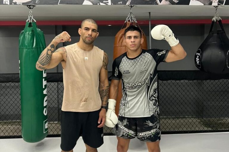 Luiz Buakaw conta com o apoio de Lucas Mineiro para seguir crescendo no MMA (Foto: Reprodução)