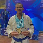 Kid Orelha saiu com a medalha de ouro em sua categoria na disputa do Rio Winter da CBJJ (Foto: Reprodução)