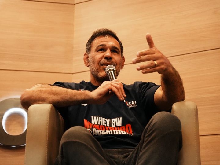 Rogério Minotouro deu sua opinião sobre a importância dos projetos sociais no meio das artes marciais (Foto: Dai Bueno)