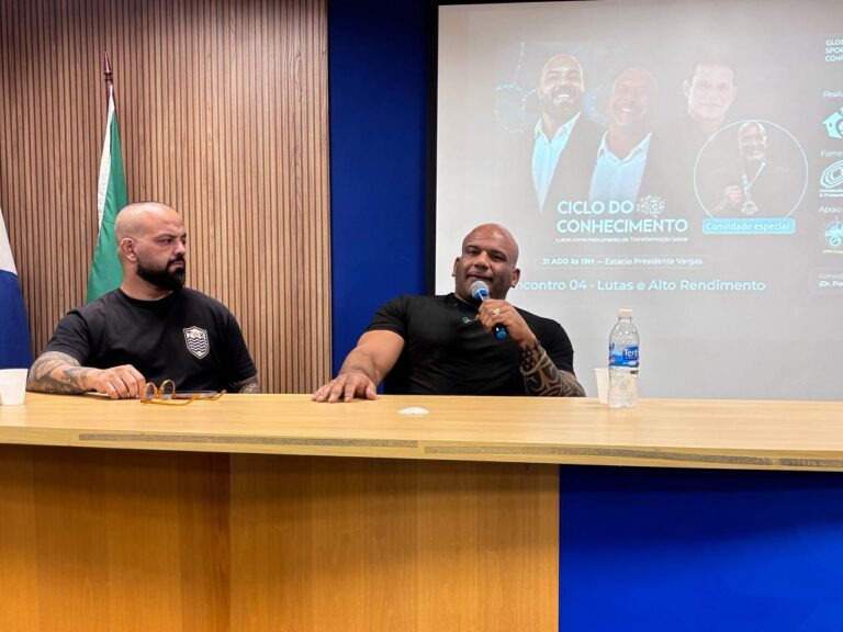Antônio Assef, o Dr. Porrada, participou do Ciclo do Conhecimento (Foto: Divulgação)