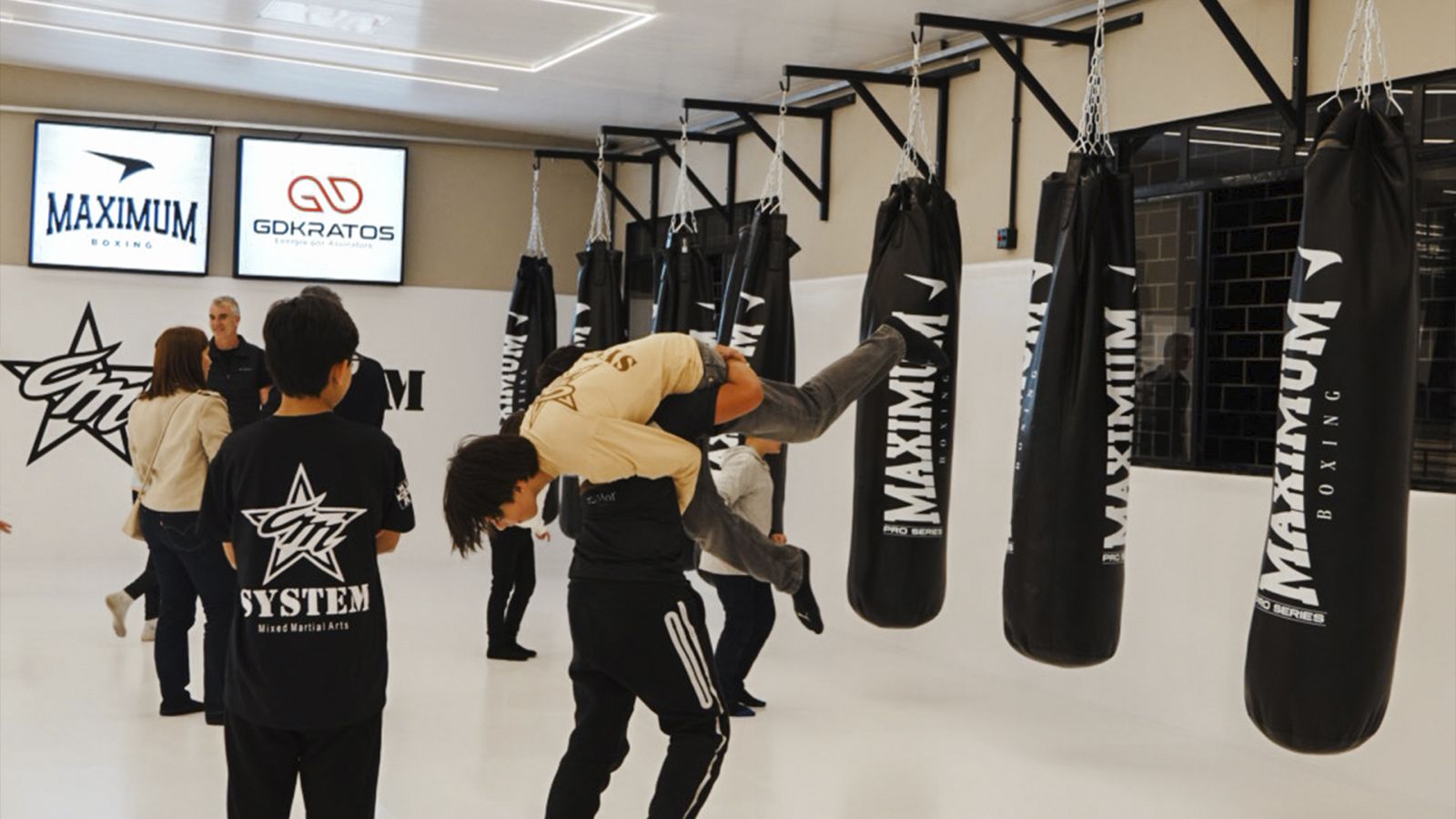 Espaço da CMSystem é voltado a atletas profissionais, famílias, crianças e praticantes de artes marciais (Foto: Divulgação)