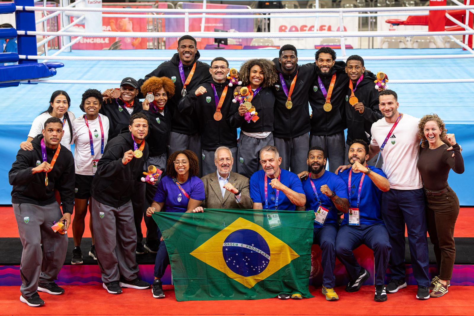 Boxe brasileiro segue em alta durante preparação para a próxima Olimpíada (Foto: Bruno Ruas /COB)