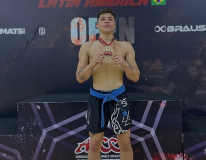 Aos 20 anos, faixa-azul Caio Lucas será um dos atletas em ação no GP do Turris Invitational, em novembro (Foto: Reprodução)