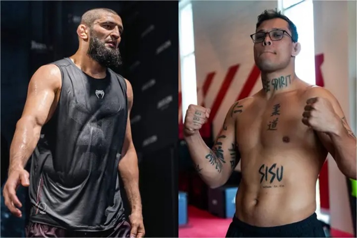 Khamazat Chimaev quer acelerar retorno ao octógono e cita Caio Borralho entre os possíveis adversários no peso-médio (Foto: Reprodução)