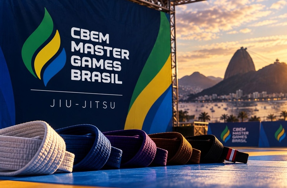 Jiu-Jitsu integra o programa de 19 modalidades do CBEM Master Games Brasil (Foto: Reprodução)