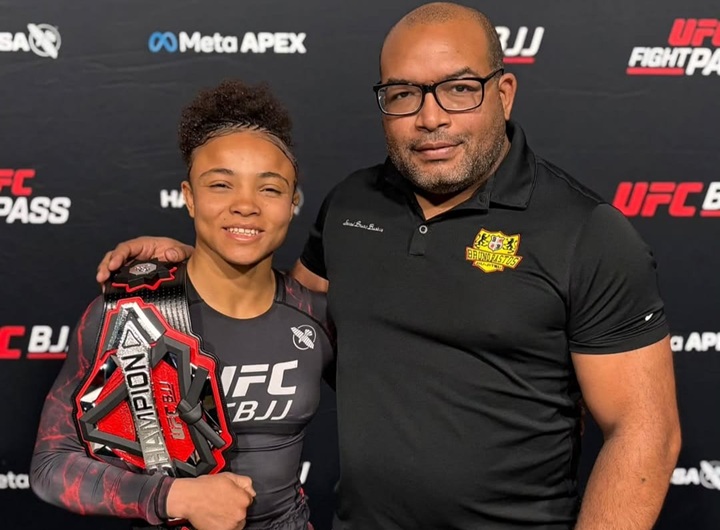 Bruno Bastos falou sobre como Cássia Moura vem se preparando para o duelo contra Adele Fornarino no UFC BJJ 12 (Foto: Reprodução/Instagram)